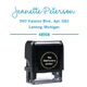 Script Name Rectangular Self-Inking Stamp Image 1 of 3