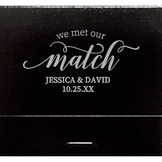 Met our Match 30-Strike Matchbooks