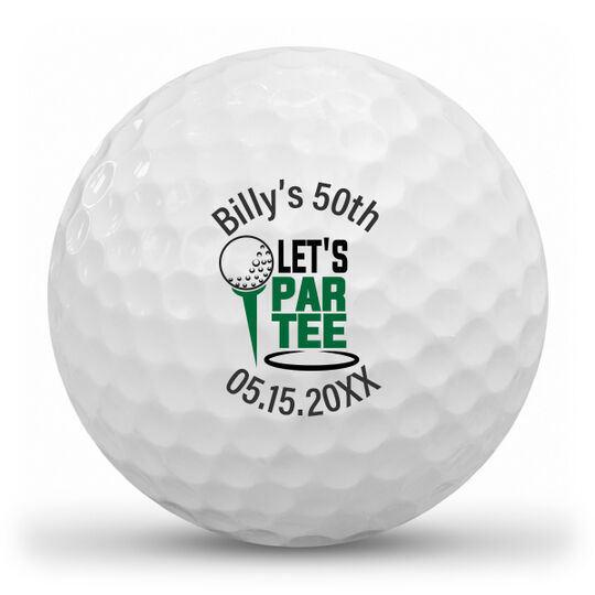 Let's Par Tee Golf Balls