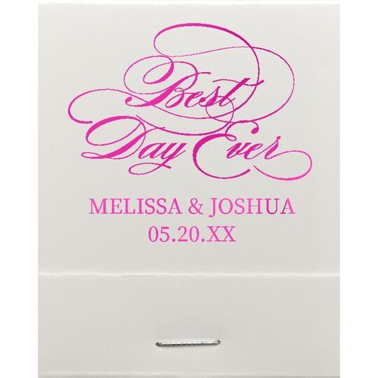 Best Day Ever 20-Strike Matchbooks