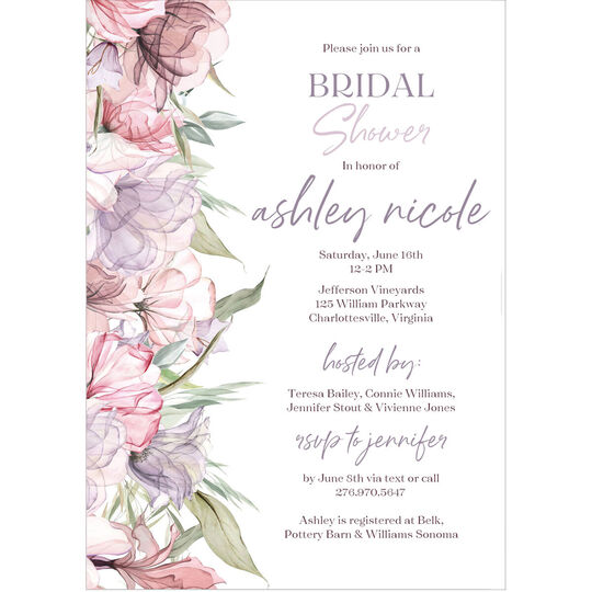 Floral Fantasy Invitations