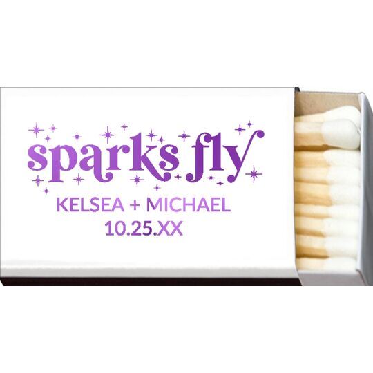 Sparks Fly 20-Strike Matchboxes