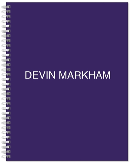 Markham Spiral Notebook