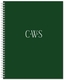 Initials Spiral Notebook Image 1 of 7