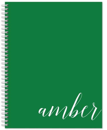 Large Name Spiral Notebook