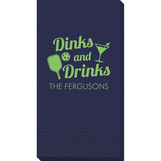 Fun Dinks and Drinks Guest Towels