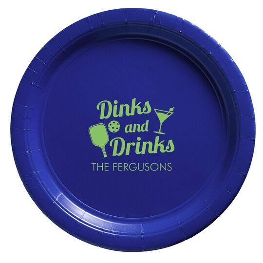 Fun Dinks and Drinks Paper Plates