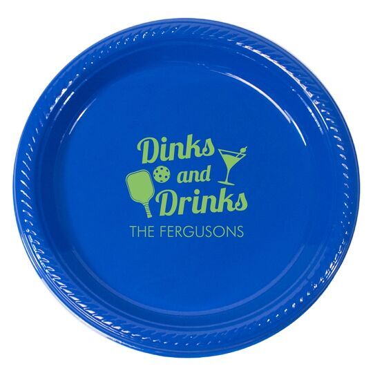 Fun Dinks and Drinks Plastic Plates