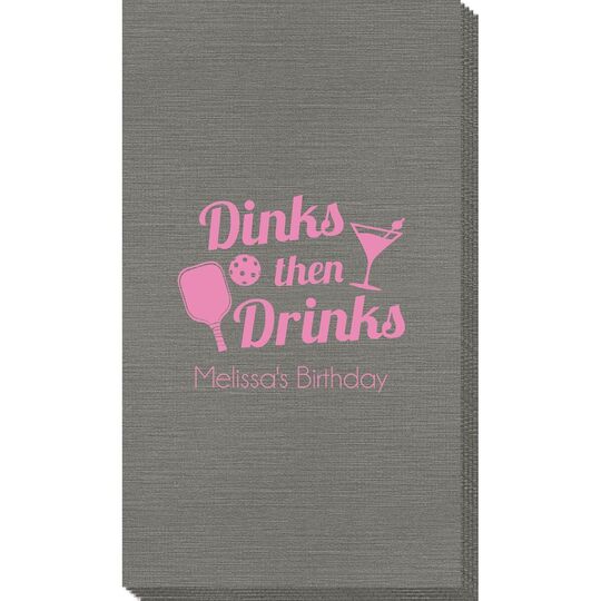 Dinks Then Martini Drinks Bamboo Luxe Guest Towels