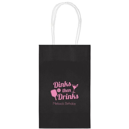Dinks Then Martini Drinks Medium Twisted Handled Bags