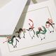 Skating Penguins Folded Holiday Cards - Raised Ink Image 3 of 3