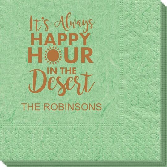 Happy Hour in the Desert Bali Napkins