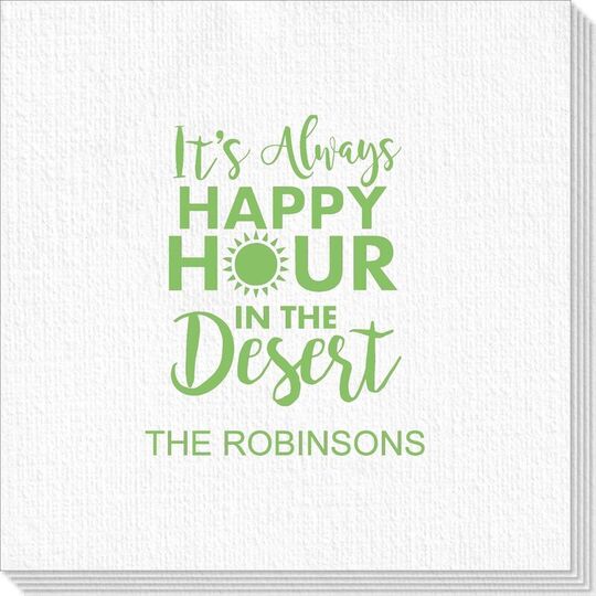 Happy Hour in the Desert Deville Napkins