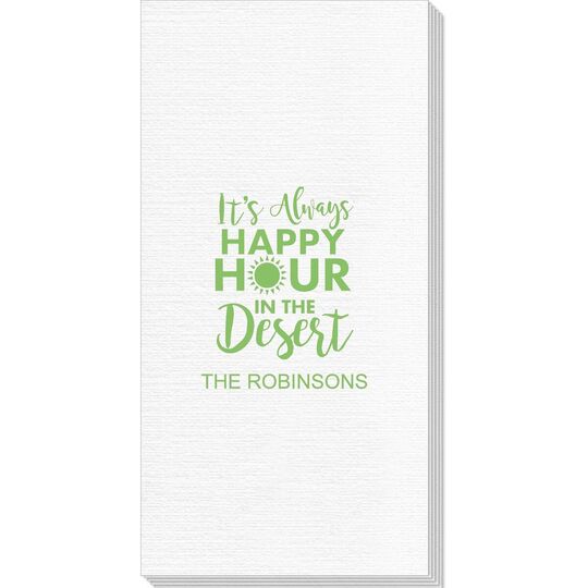 Happy Hour in the Desert Deville Guest Towels