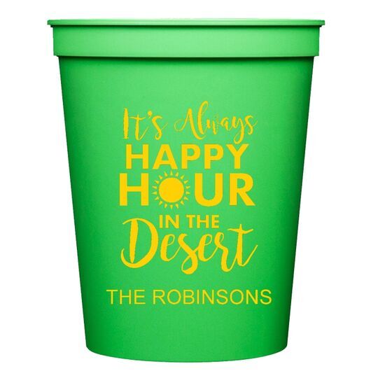 Happy Hour in the Desert Stadium Cups