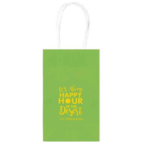 Happy Hour in the Desert Medium Twisted Handled Bags