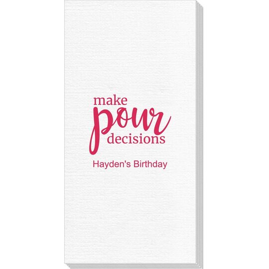 Make Pour Decisions Deville Guest Towels