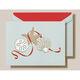 Elegant Seashells Folded Holiday Cards - Raised Ink Image 1 of 3
