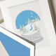 Snow Globe Folded Holiday Cards - Raised Ink Image 2 of 3