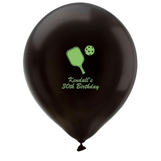Pickleball Paddle Latex Balloons