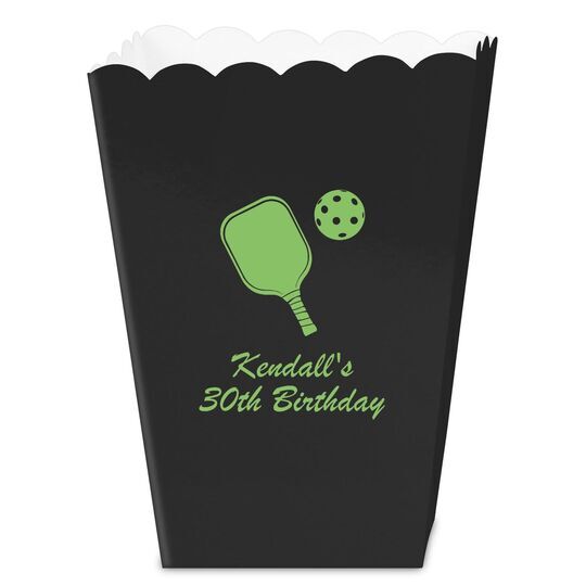 Pickleball Paddle Mini Popcorn Boxes