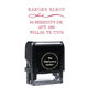 Graceful Swirl Address Rectangular Self-Inking Stamp Image 2 of 4