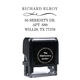 Graceful Swirl Address Rectangular Self-Inking Stamp Image 4 of 4