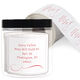 Bottom Swirl Square Address Labels in a Jar Image 1 of 2