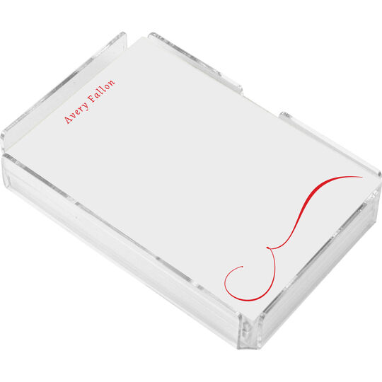 Bottom Swirl 4x6 Post-it® Notes