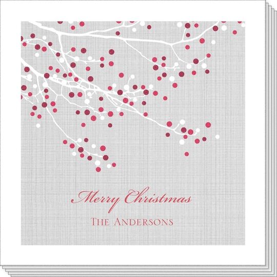 Winter Branches Scene Napkins