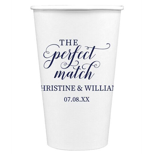 The Perfect Match Paper Coffee Cups