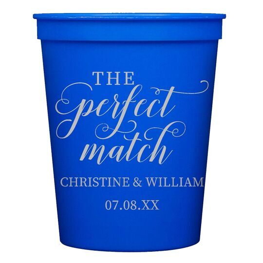 The Perfect Match Stadium Cups