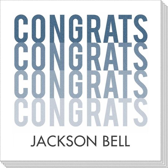 Pick Your Color Congrats Beverage Napkins