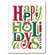 Happy Holidays Folded Cards Image 1 of 4