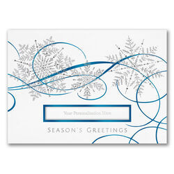 Elegant Swirl Seasons Greetings