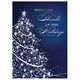 Starry Blue Sky Folded Holiday Cards Image 1 of 4