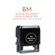 Epic Initials Address Rectangular Self Inking Stamp Image 1 of 3