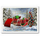 Sleigh with Presents Folded Holiday Cards Image 1 of 3