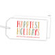 Happiest Holidays Large Hanging Gift Tags Image 1 of 2