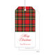 Holiday Plaid Large Hanging Gift Tags Image 1 of 2