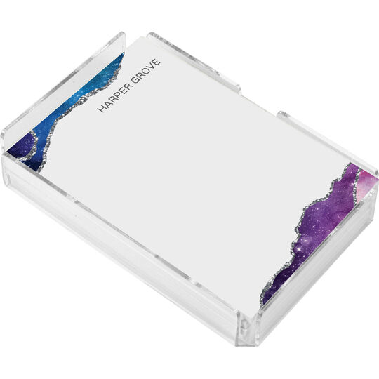 Stylish Agate 4x6 Post-it® Notes