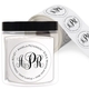 Script Monogram Round Address Labels in a Jar Image 1 of 2