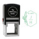 Stacked Block Initial Self-Inking Book Stamp Image 1 of 4