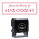 Guzman Rectangular Self-Inking Book Stamp Image 1 of 3