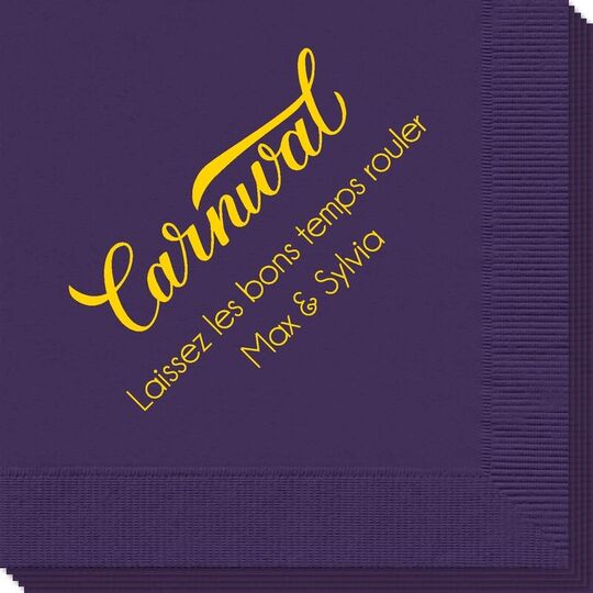 Script Carnival Napkins