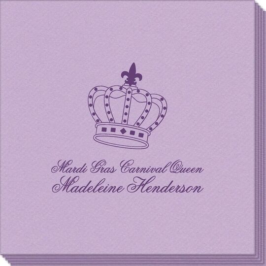 Royalty Crown Linen Like Napkins