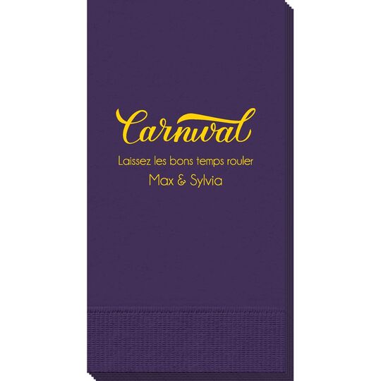 Script Carnival Guest Towels