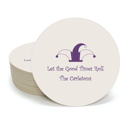 Jester Hat Round Coasters