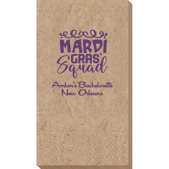 Mardi Gras Squad Bali Guest Towels