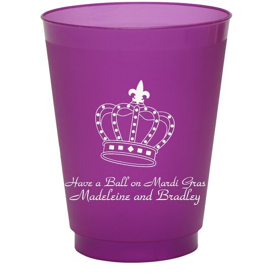 Royalty Crown Colored Shatterproof Cups